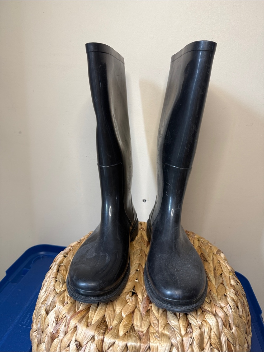 Diesel Only the Brave Black Tall Waterproof Rain Boots